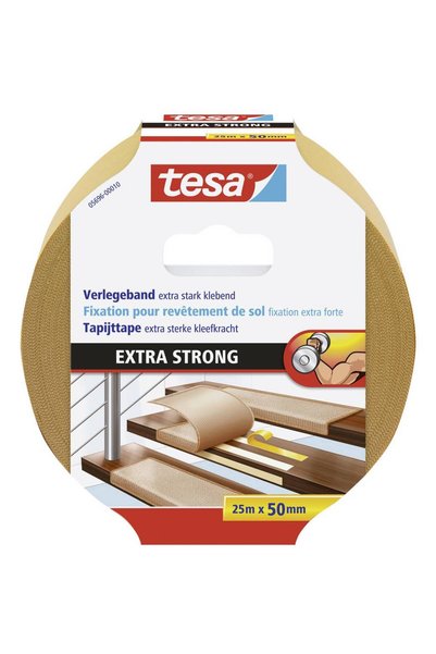 Tesa Bandă adezivă pentru pardoseli, fixare extra puternică, 25 m x 50 mm 056...