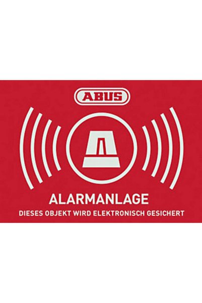 ABUS AU1422 Etichetă de avertizare Alarmă securizată Limbi germană (L x Î) 14...