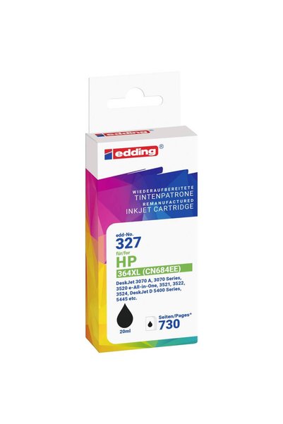 Edding Cartuș de cerneală înlocuit HP 364XL (CN684EE) Compatibil Negru EDD-32...