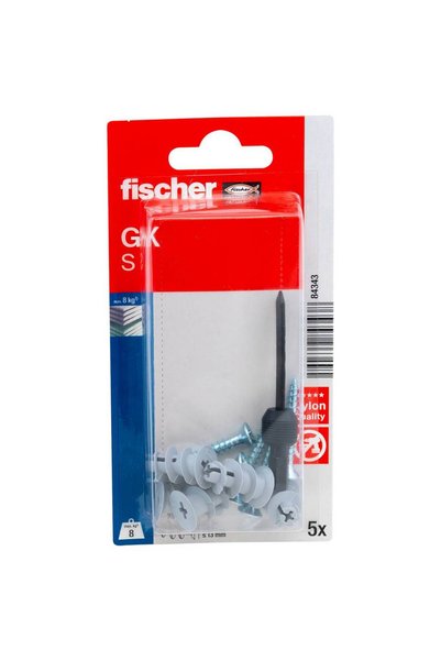 Fischer 084343 Ancoră pentru gips-carton GK S K NV 1 set 084343