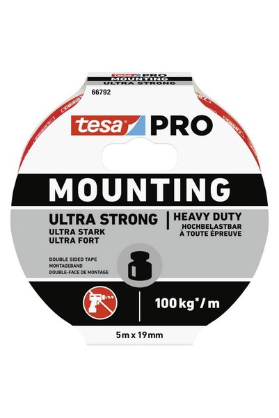 Tesa Montaj PRO Ultra Strong 66792-00001-00 Bandă industrială Whi 66792-00001-00