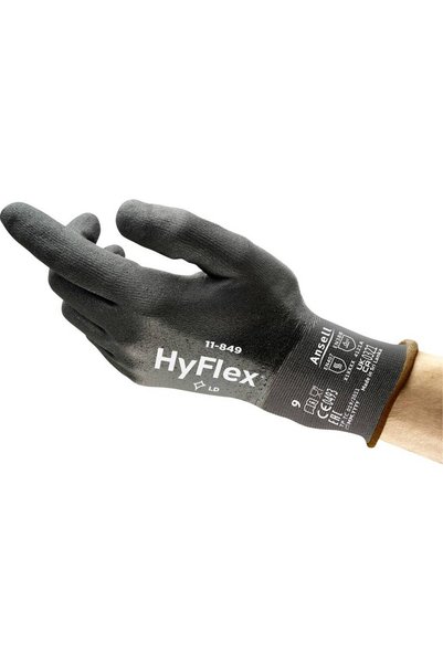 ANSELL 11849R100-1P Mănușă de protecție din nitril HyFlex Mărime (mănuși): 11...