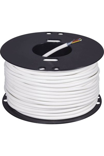 ABUS AZ6360 Cablu de alarmă LiFY 8 x 0.22 mm² Alb 50 m AZ6360