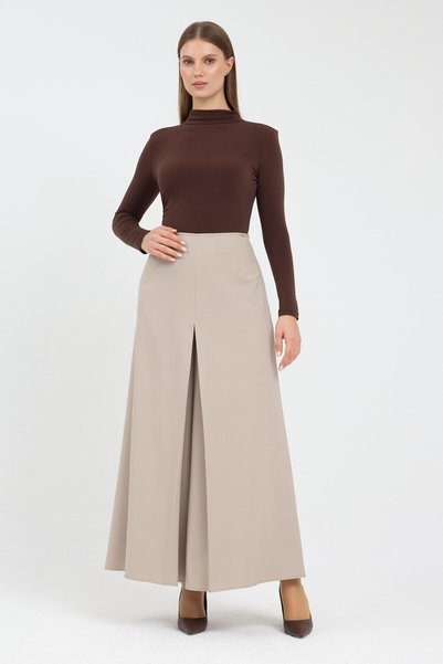 G-Line Full Length A-Line High-Waisted Wide Palazzo Pants