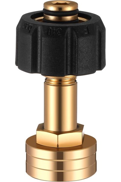 GENERAL موصل خرطوم مياه MorningRo M22-14mm x 3/4" FGH أنثى لخرطوم الحديقة، من...