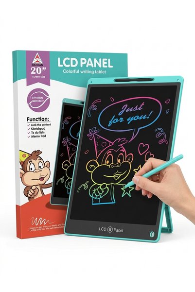 OEM Tabletă de scris LCD cu picior de sprijin, ecran de 20 de inci, ramă turc...