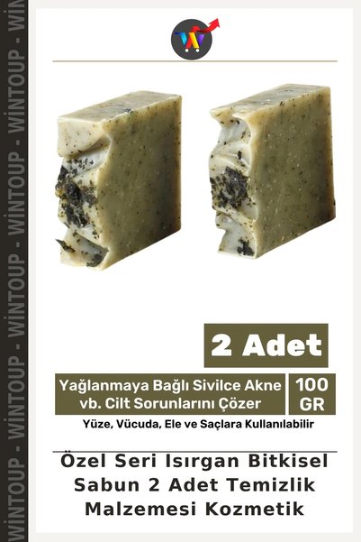 Wintoup Special Edition Nettle Herbal Soap, 2-Pack, Cosmetic