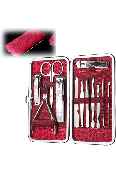 Generic Mizznee Professional nail kit, with 12 Piece nail clipper, nail cutte...