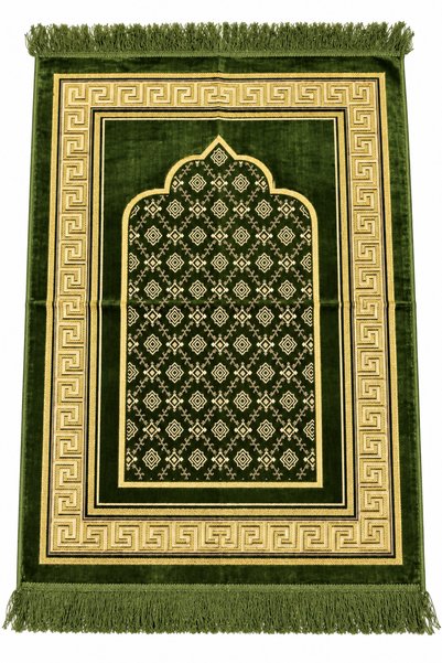Generic Brand Luxury Islamic Prayer Mat with Elegant Geometric Design – 80 × ...