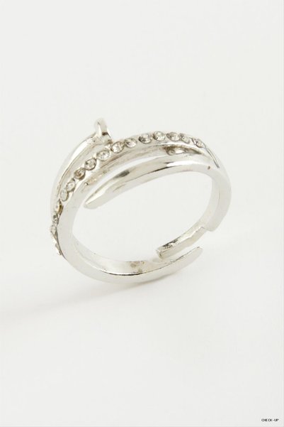 ZERO LAND SVL-SHOP Stud Ring (213813) Silver Color