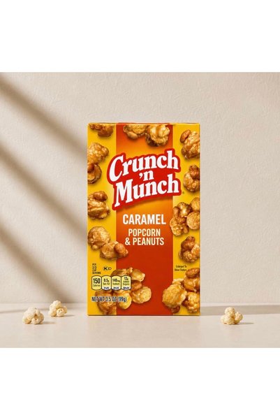 Crunch 'n Munch Popcorn Caramel & Peanuts Corn Popcorn with Caramel and Peanuts
