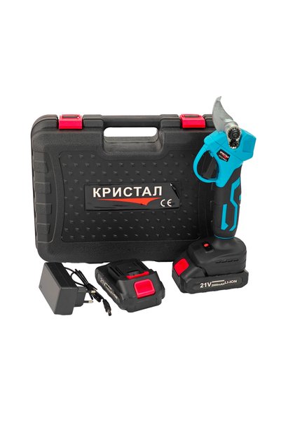 DDT Foarfecă electrică pentru vie și grădină, DDT-CRISTAL, 21V, 500W, 2 acumu...
