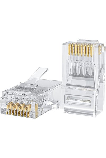 GENERAL مجموعة موصلات RJ45 من نوع Cat6 من CableCreation، تتضمن 10 قطع، موصلات...