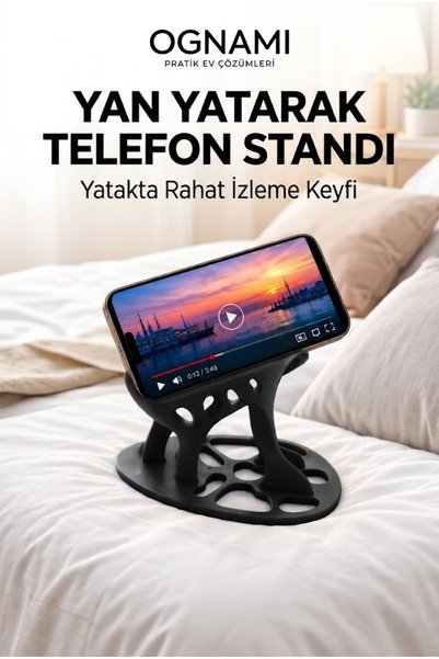 Ognami 3D Phone Stand for Use While Lying on Your Side - Phone Holder for Bed...