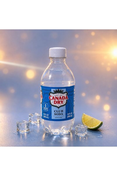 Canada Dry Canada Dry Club Soda Carbonated Soft Drink Soda