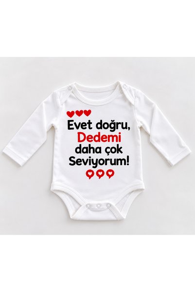 SERPİL بدلة أطفال لطيفة بأكمام طويلة وطبعة مميزة.