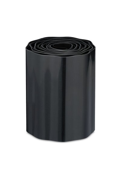Relaxdays Bordură de grădină din plastic, 9 metri, flexibilă, protecție împot...