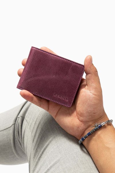 REWİNA Dervan 9144 Genuine Leather Men's Wallet with 10 Card Slots and 2 Clea...
