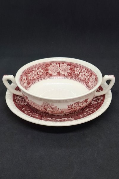Generic Brand Vintage Porcelain Soup Bowl, Rousticana Consommé, 300 ml