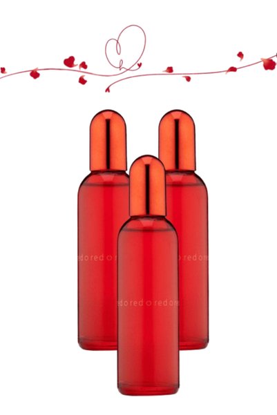Colour Me 3 قطع عطر أحمر 100 مل