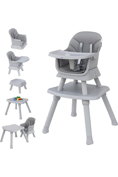 The Moon Brand MOON 6 in 1 High Chair - Grey