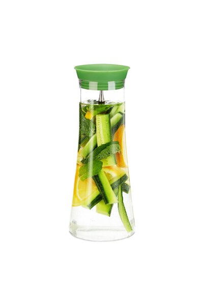 Relaxdays Carafă de limonadă cu decantor, 25 x 10 cm, 1l