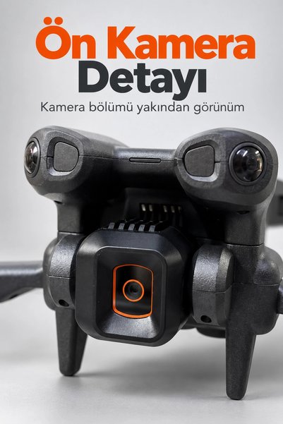 Eco Lounge Kameralı Drone Katlanır Gövde ve Yedek Pervane Seti