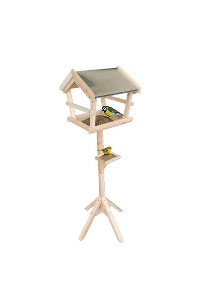 Relaxdays 10052238_126 Bird Feeder, Made of Spruce Wood with Weather-Resistan...