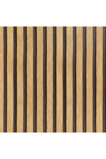 Arthome WALL DECOR Arthome Wood Grating Wallpaper 43.5x305cm Self-Adhesive Re...