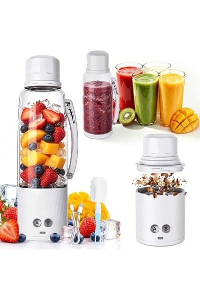 Xoopla 700ML Portable Blender Rechargeable 6000 mAh Makes About 15 Cups