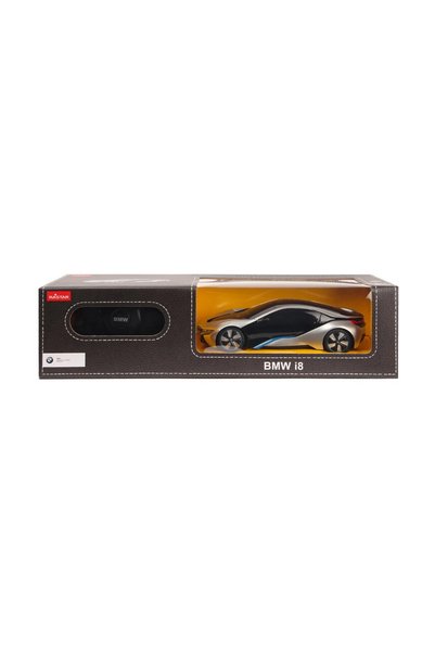 Rastar Masina cu telecomanda bmw i8 argintie scara 1 la 24