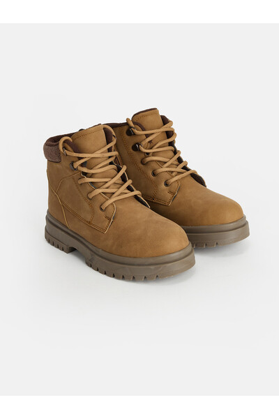 LC Waikiki Lcw Steps Brown Boy's Boots with Nevavm Difference