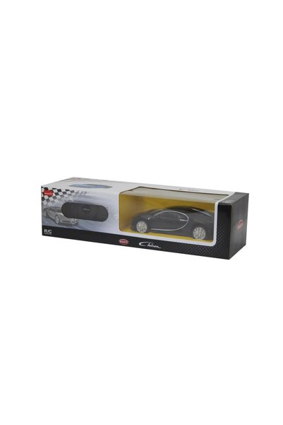 Rastar Masina cu telecomanda bugatti chiron negru cu scara 1 la 24