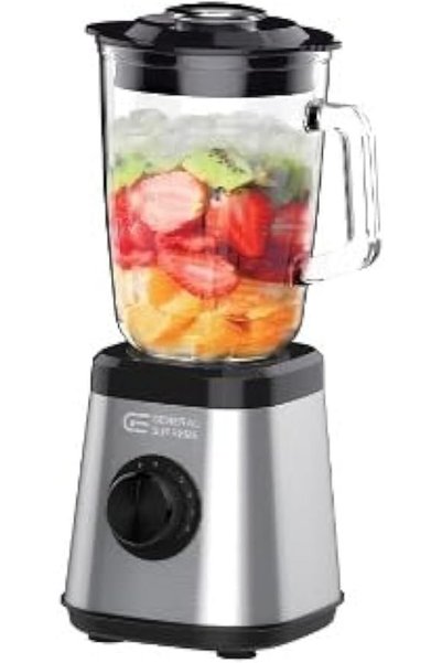 GS General Supreme GSBL15B1M Electric Blender, 1.5 Liter Capacity, Glass Jar,...