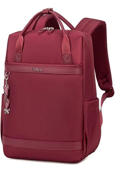 Chantria Slim Backpack for Women Stylish 14-inch Laptop Bag 13L Multi-pocket ...