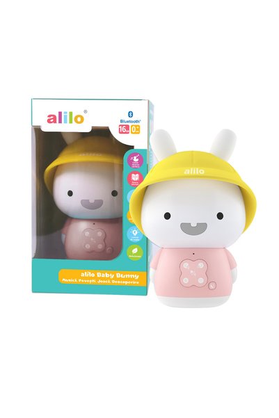 Alilo Baby Bunny, iepuraș interactiv cu povești și cântece, română/engleză, roz