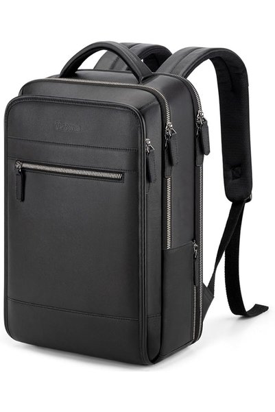 Tzowla Leather Laptop Backpack for Men and Women,Genuine Leather Vintage Back...