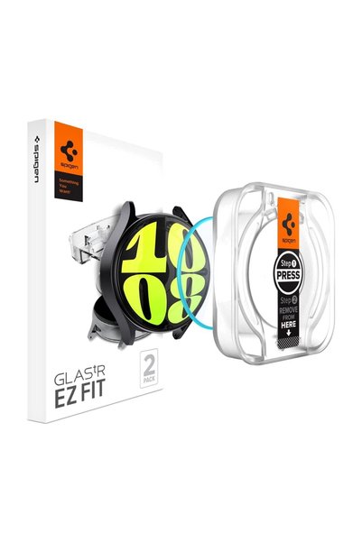 Spigen Folie de sticla securizata Glas.tR EZ Fit, pentru Samsung Galaxy Watch...