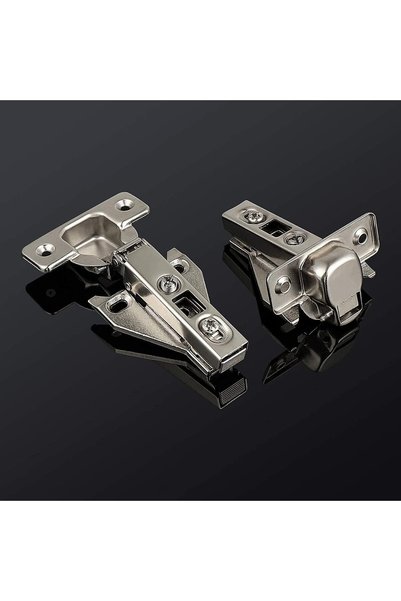 Venice 1 Pair Kitchen Cabinet Hinges (2 Pieces) for Face Frame Cabinets, Nick...