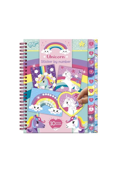 CCG Totum: Unicorn - Sticker By Number Book (TT072008)