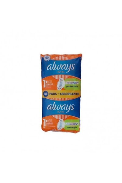 Always Absorbant Alw 18 buc. uscare ultra rapidă