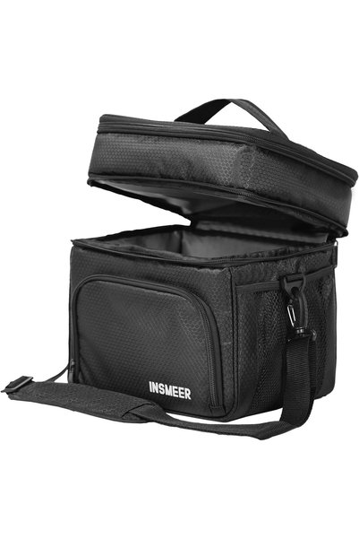 INSMEER 2-Layer Insulated Large Lunch Box Bag for Adults -16L