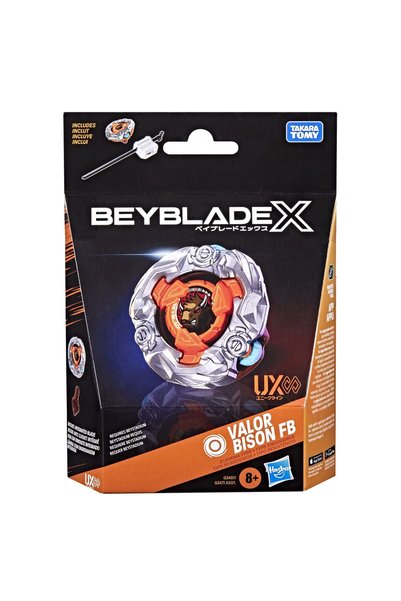 Hasbro Beyblade X Set Lansator si Roata Valor Bison FB
