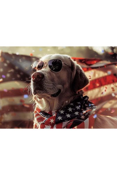Trefl Puzzle 1000 colectia sua caine american poster inclus