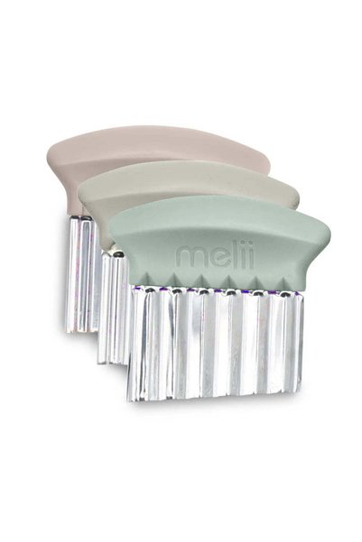 Melii Set 3 cutite ursulet pentru gustari, melii, roz alb bej