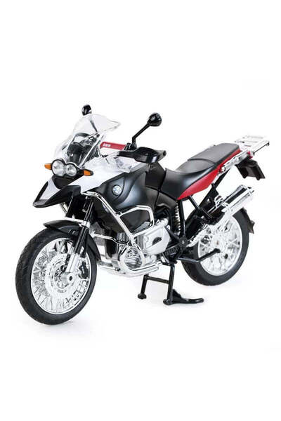 Rastar Motocicleta metalica bmw rs1200 gs alba scara 1 la 9