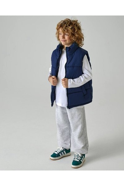 Mireya Kids Children's Navy Blue Inflatable Waterproof Vest