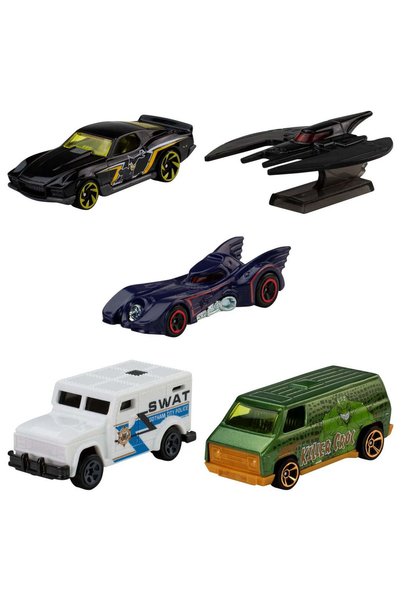 mattel Set 5 masini hot wheels batman