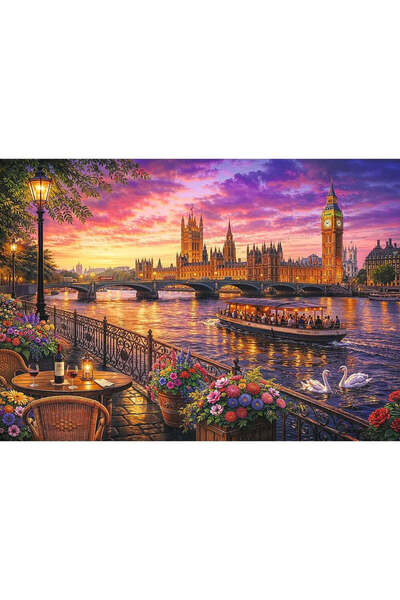 Trefl Puzzle 1000 seara pe tamisa londra