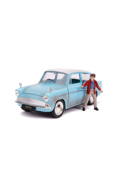 Simba Jada harry potter set figurina harry potter si masinuta metalica ford a...